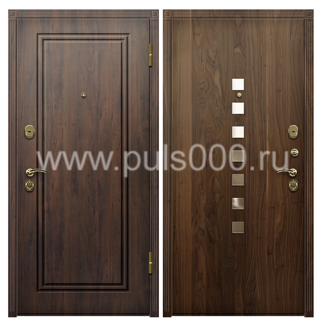 Металлическая квартирная дверь с утеплителем MDF-61